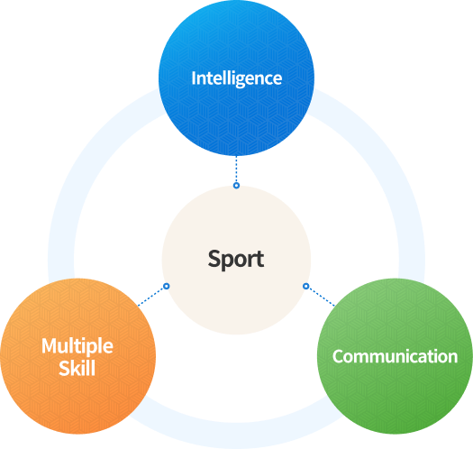 Sport: intelligence, multiple Skill, communication